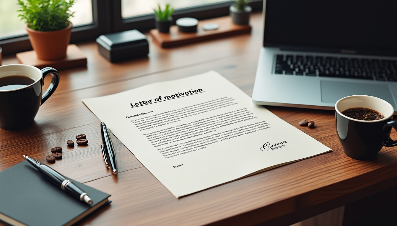 découvrez notre modèle de lettre de motivation spécialement conçu pour vous aider à postuler à un master. optimisez vos chances d'admission grâce à des conseils et un format adapté aux attentes des écoles supérieures.