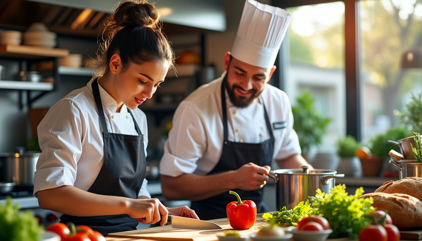 rejoignez notre équipe en tant que commis de cuisine tout en préparant votre cap. profitez d'une opportunité de stage enrichissante qui vous permettra d'acquérir des compétences pratiques dans un environnement professionnel stimulant. inscrivez-vous dès maintenant pour construire votre avenir culinaire!