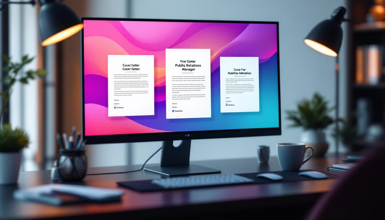 découvrez 5 modèles d'e-mails efficaces pour envoyer votre lettre de motivation au poste de responsable des relations publiques. améliorez vos chances d'attirer l'attention des recruteurs avec des exemples personnalisables adaptés à votre style et à l'entreprise visée.